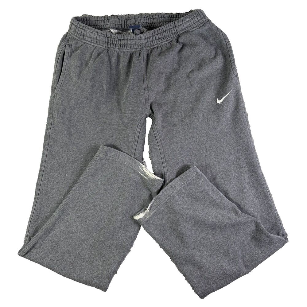 Nike Club OH Fleece Sweatpants Mens Large Heather Gray Activewear Training Gym